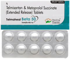 Telmaheal Beta 50 Tablet 10 Telmaheal Beta 50 Tablet 10